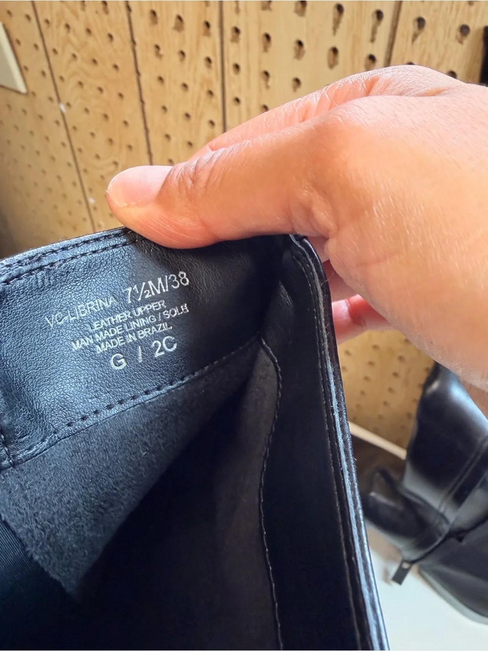 Vince Camuto Liberian Black Over-the-Knee Square Toe Riding Boots